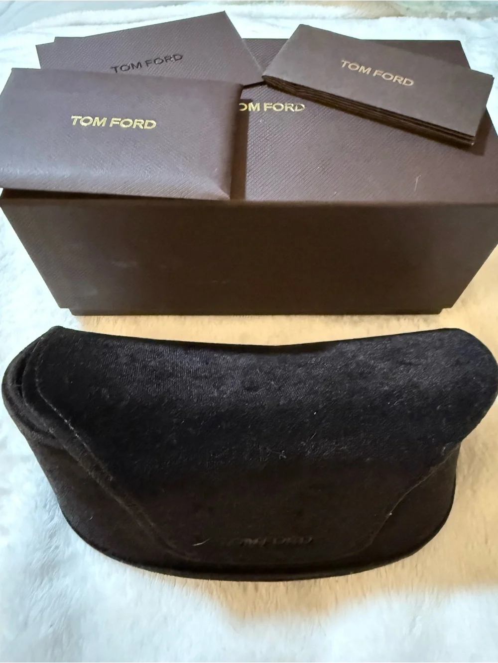 Tom Ford Men's Beige Frame with Brown Gradient Lenses Sunglasses